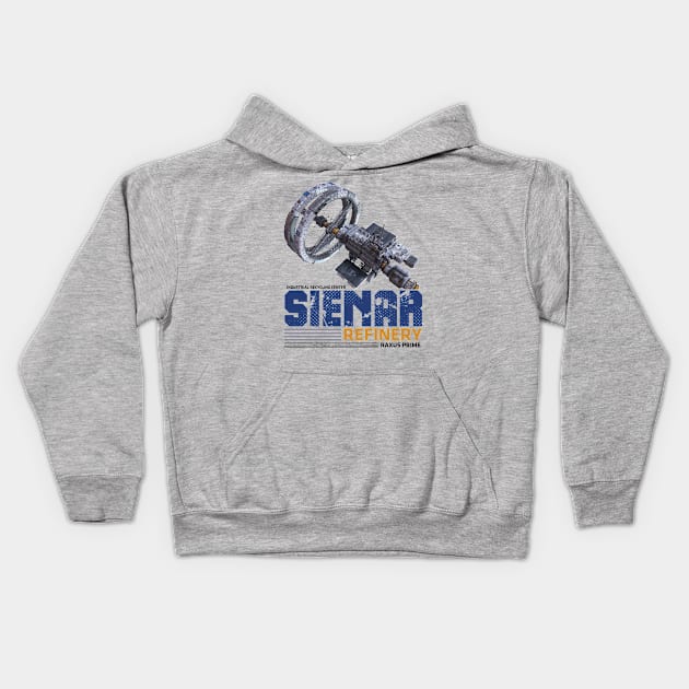 Sienar Refinery Kids Hoodie by MindsparkCreative